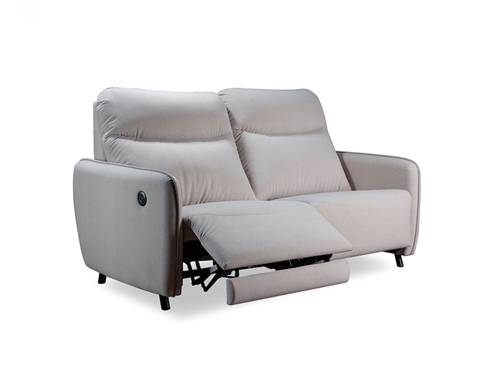 HOMER Sofa Kain Recliner Bermotor dengan Sandaran Tinggi dan Port USB