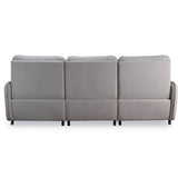 HOMER Sofa Kain Recliner Bermotor dengan Sandaran Tinggi dan Port USB