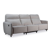 HOMER Sofa Kain Recliner Bermotor dengan Sandaran Tinggi dan Port USB