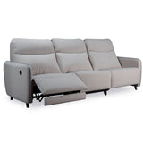 HOMER Sofa Kain Recliner Bermotor dengan Sandaran Tinggi dan Port USB