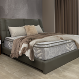 OLA Rangka Tempat Tidur Kulit Premium dengan Sandaran Kepala Mewah dan Nyaman