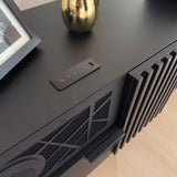 BLACK PANTHER Meja TV dengan Audio Bluetooth