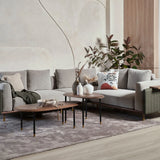 CELADON Sofa Kain Modular dengan Meja Samping Geser