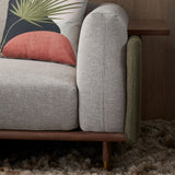 CELADON Sofa Kain Modular dengan Meja Samping Geser