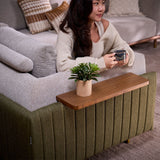 CELADON Sofa Kain Modular dengan Meja Samping Geser