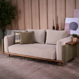 CELADON Sofa Kain Modular dengan Meja Samping Geser