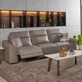 GRANDE Sofa Kulit Recliner Motorized dengan Sandaran Tinggi
