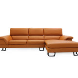 KORUS  Sofa Kulit Modular dengan Sandaran Kepala yang Fleksibel