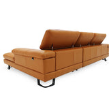 KORUS  Sofa Kulit Modular dengan Sandaran Kepala yang Fleksibel