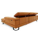 KORUS  Sofa Kulit Modular dengan Sandaran Kepala yang Fleksibel