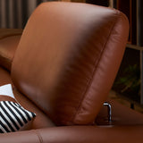 KORUS  Sofa Kulit Modular dengan Sandaran Kepala yang Fleksibel