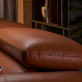 KORUS  Sofa Kulit Modular dengan Sandaran Kepala yang Fleksibel