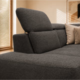 HIRO Sofa Kain Modular dengan Sandaran Tinggi