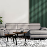 Sofa MARVIN Kulit dengan Sandaran Kepala yang Dapat Disesuaikan
