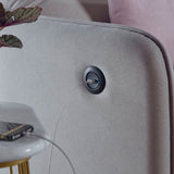 HOMER Sofa Kain Recliner Bermotor dengan Sandaran Tinggi dan Port USB