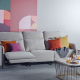 HOMER Sofa Kain Recliner Bermotor dengan Sandaran Tinggi dan Port USB