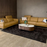 VINGE Sofa Kulit  Modular dengan Sandaran Kepala yang Fleksibel