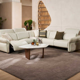 PHIL Sofa Kulit  Recliner Modular Motorized dengan Bantalan Lembut