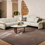 PHIL Sofa Kulit  Recliner Modular Motorized dengan Bantalan Lembut