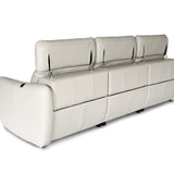 PENNA  Sofa Kulit Recliner Motorized dengan Sandaran Kepala yang Fleksibel