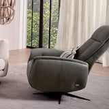 BERG Sofa Berlengan Recliner Manual Kulit Penuh