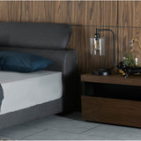 SLIDE Meja Samping Walnut