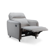 HOMER Sofa Kain Recliner Bermotor dengan Sandaran Tinggi dan Port USB