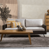 DANSK Sofa Modern dengan Dudukan dan Sandaran Kain