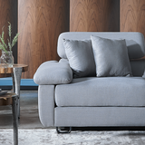 APOLLO Sofa Kain dengan Sandaran Kepala yang Fleksibel