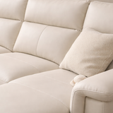 AUSTIN Sofa Kulit Modular dengan Sandaran Punggung Tinggi