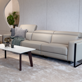 CINTO Sofa Kulit Kombinasi Sintetis Modular Motorized dengan Sandaran Kepala yang Fleksibel