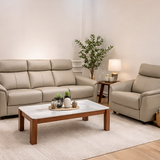 DALLAS Sofa Recliner Manual dengan Kulit Kombinasi
