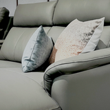 DALLAS Sofa Recliner Manual dengan Kulit Kombinasi