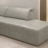 PAC Sofa Kulit Modular Motorized dengan Sandaran Kepala yang Fleksibel