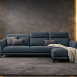 VINGE Sofa Kain dengan Sandaran Kepala yang Fleksibel