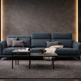 VINGE Sofa Kain dengan Sandaran Kepala yang Fleksibel