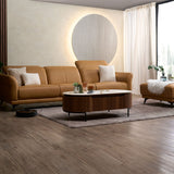 VINGE Sofa Kulit  Modular dengan Sandaran Kepala yang Fleksibel