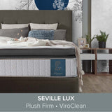 Kasur SEVILLE LUX dengan Black Diamond™ Latex Super Sejuk, ViroClean Antimikroba, dan Micro-spring Responsif