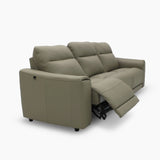 GRANDE Sofa Kulit Recliner Motorized dengan Sandaran Tinggi