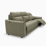 GRANDE Sofa Kulit Recliner Motorized dengan Sandaran Tinggi