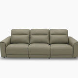 GRANDE Sofa Kulit Recliner Motorized dengan Sandaran Tinggi