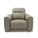 GRANDE Sofa Kulit Recliner Motorized dengan Sandaran Tinggi