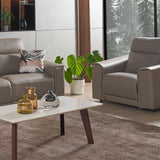 GRANDE Sofa Kulit Recliner Motorized dengan Sandaran Tinggi