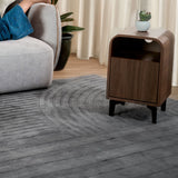 MOON Meja Samping Walnut