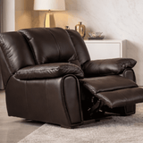 PLUSH Sofa Kulit dengan Incliner Manual