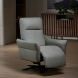VINGE Sofa Recliner Bermotor Kulit Penuh Single