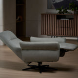 VINGE Sofa Recliner Bermotor Kulit Penuh Single