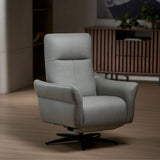 VINGE Sofa Recliner Bermotor Kulit Penuh Single