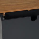 SLIDE Meja Samping Walnut