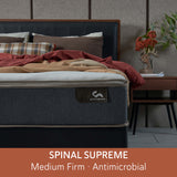 Kasur SPINAL SUPREME dengan Sanitized® Antimikroba, Latex Lite, dan Responsive Pocket Spring